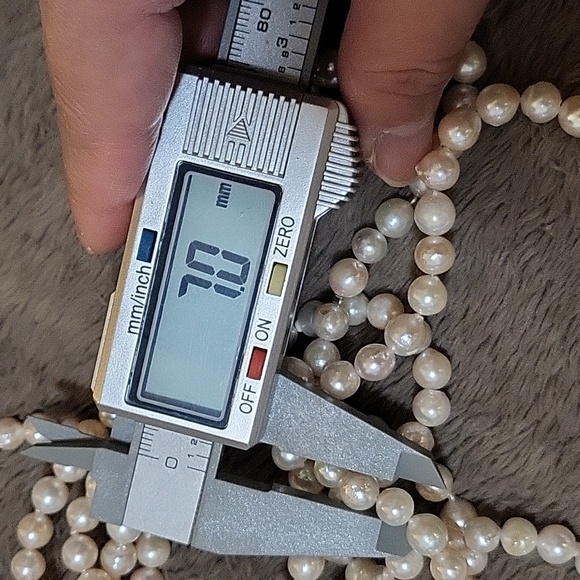 AKOYA PEARL LONG NECKLACE [7MM] - Picture 11 of 11